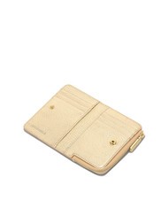 COCCINELLE METALLIC SOFT Suport card din piele de aur - Portofele femei - 2