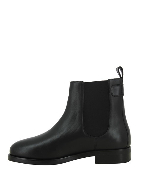 STUD LOW CHELSEA Botine din piele BLACK - Pantofi femei