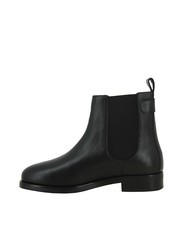TOMMY HILFIGER STUD LOW CHELSEA Botine din piele BLACK - Pantofi femei - 3