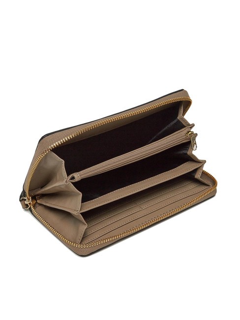 A|X Fermoar mare &icirc;n jurul portofelului pisco &icirc;ntunecat - Portofele femei