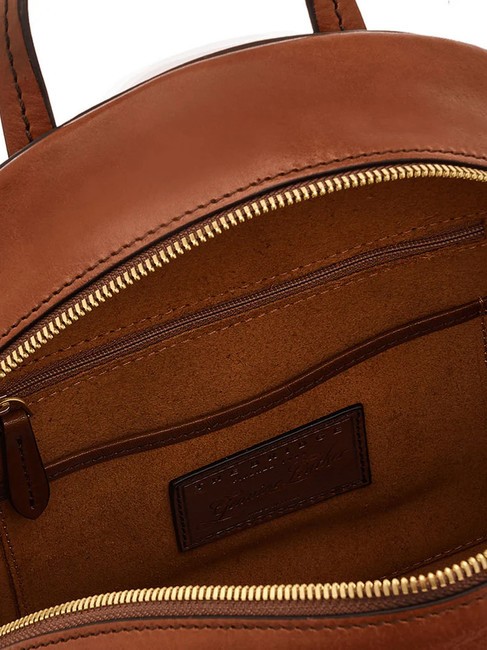ANGELA Rucsac din piele BROWN - Genți femei