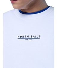 NORTH SAILS BASIC Hanorac din bumbac cu inscripții cu logo alb - hanorace - 4