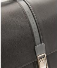 PIQUADRO Geanta pentru laptop Linia X1, pentru laptopuri de 15,6" Negru / Gri - Serviete birou - 4