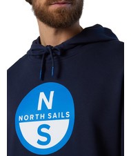 NORTH SAILS BASIC Hanorac cu glugă cu imprimeu cu logo albastru marin - hanorace - 4