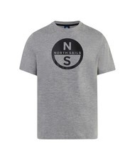 NORTH SAILS BASIC Tricou din bumbac cu imprimeu cu logo melange gri - tricou - 4
