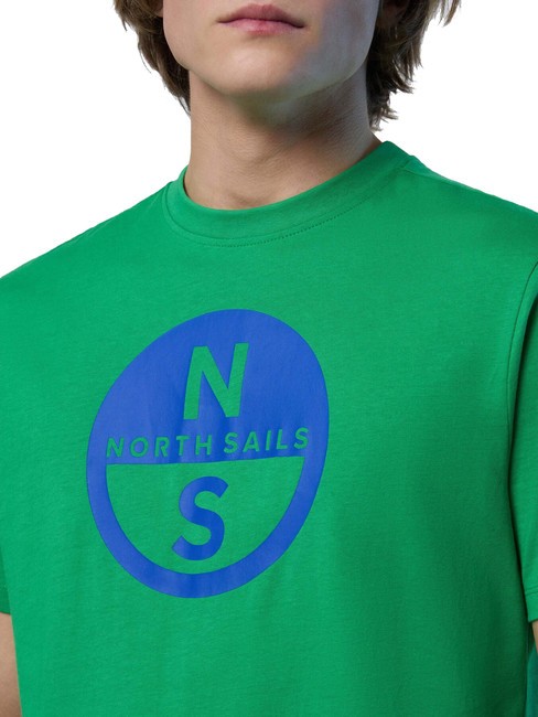 BASIC Tricou din bumbac cu imprimeu cu logo albina verde - tricou