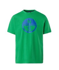 NORTH SAILS BASIC Tricou din bumbac cu imprimeu cu logo albina verde - tricou - 4