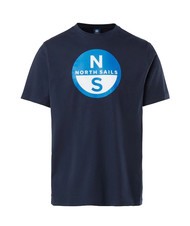 NORTH SAILS BASIC Tricou din bumbac cu imprimeu cu logo albastru marin - tricou - 4