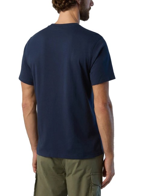 BASIC Tricou din bumbac cu imprimeu cu logo albastru marin - tricou