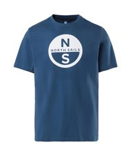 NORTH SAILS BASIC Tricou din bumbac cu imprimeu cu logo denim închis la culoare - tricou - 3