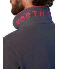 NORTH SAILS COLLAR STRIPED Tricou polo cu maneca scurta din bumbac gri de fier - maiou Polo - 4
