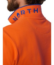 NORTH SAILS COLLAR STRIPED Tricou polo cu maneca scurta din bumbac portocaliu flacără - maiou Polo - 5