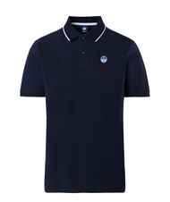 NORTH SAILS COLLAR STRIPED Tricou polo cu maneca scurta din bumbac albastru marin - maiou Polo - 5