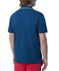 NORTH SAILS COLLAR STRIPED Tricou polo cu maneca scurta din bumbac denim &icirc;nchis la culoare - maiou Polo - 2