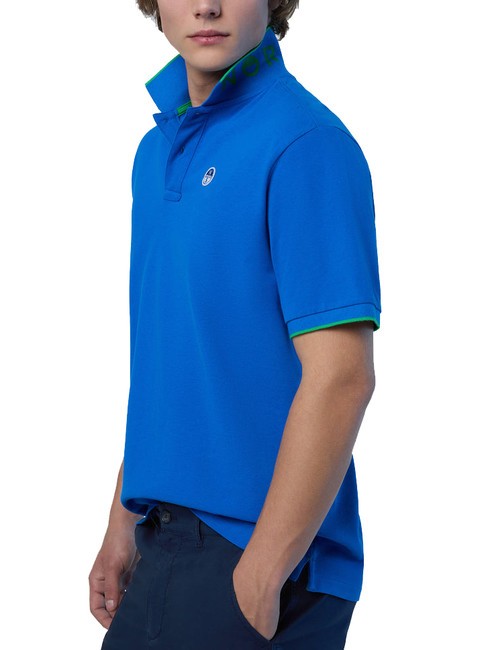 COLLAR STRIPED Tricou polo cu maneca scurta din bumbac regal - maiou Polo