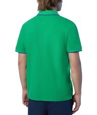 NORTH SAILS COLLAR STRIPED Tricou polo cu maneca scurta din bumbac albina verde - maiou Polo - 2