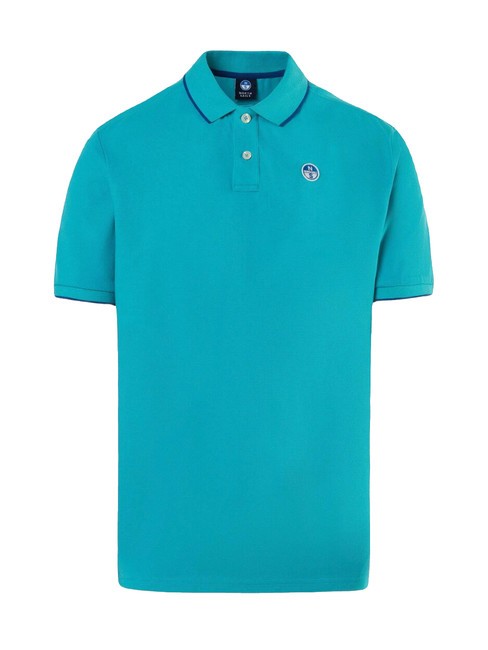 COLLAR STRIPED Tricou polo cu maneca scurta din bumbac ceramică - maiou Polo