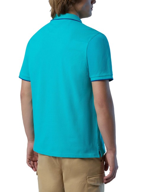 COLLAR STRIPED Tricou polo cu maneca scurta din bumbac ceramică - maiou Polo