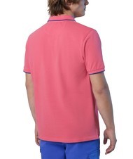 NORTH SAILS COLLAR STRIPED Tricou polo cu maneca scurta din bumbac coral calypso - maiou Polo - 2