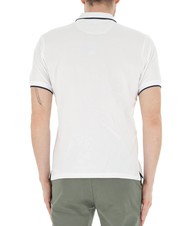 NORTH SAILS COLLAR STRIPED Tricou polo cu maneca scurta din bumbac alb - maiou Polo - 2