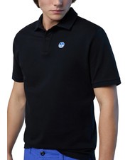NORTH SAILS BASIC Tricou polo cu maneca scurta din bumbac negru - maiou Polo - 3