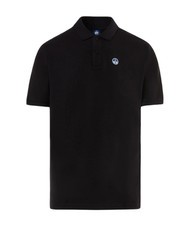 NORTH SAILS BASIC Tricou polo cu maneca scurta din bumbac negru - maiou Polo - 5