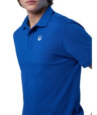 NORTH SAILS BASIC Tricou polo cu maneca scurta din bumbac albastru oceanic - maiou Polo - 3