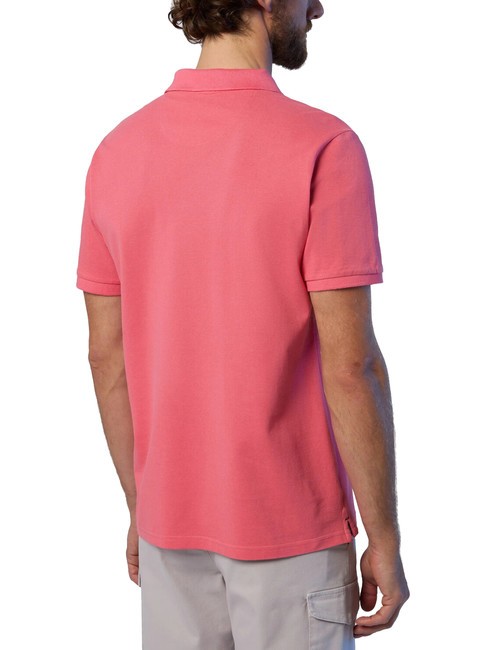 BASIC Tricou polo cu maneca scurta din bumbac coral calypso - maiou Polo