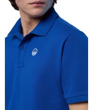 NORTH SAILS BASIC Tricou polo cu maneca scurta din bumbac albastru oceanic - maiou Polo - 4