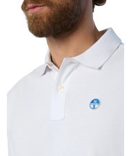 NORTH SAILS BASIC Tricou polo cu maneca scurta din bumbac alb - maiou Polo - 3