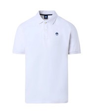 NORTH SAILS BASIC Tricou polo cu maneca scurta din bumbac alb - maiou Polo - 4
