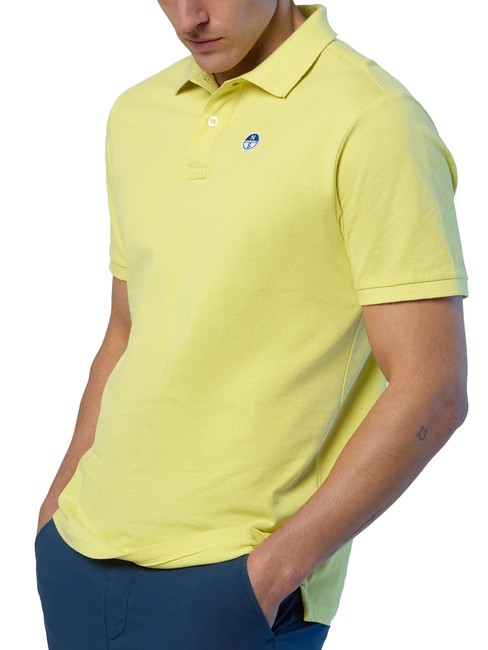 BASIC Tricou polo cu maneca scurta din bumbac lumina reflectoarelor - maiou Polo