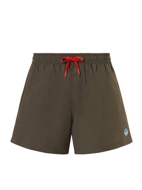 VOLLEY Costum de baie boxer cu logo măsline prăfuite - Costume de baie