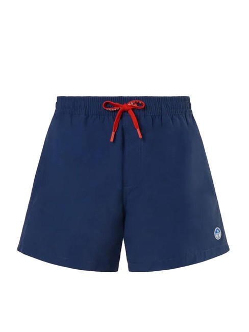 VOLLEY Costum de baie boxer cu logo denim &icirc;nchis la culoare - Costume de baie