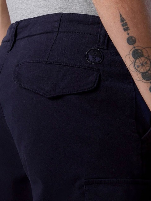 AMERICA Pantaloni scurți cargo cu ajustare normală albastru marin - Pantaloni