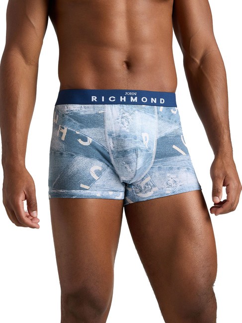 FOZ 3 Boxer Trunks wh/albastru/d. - Slip pentru bărbați