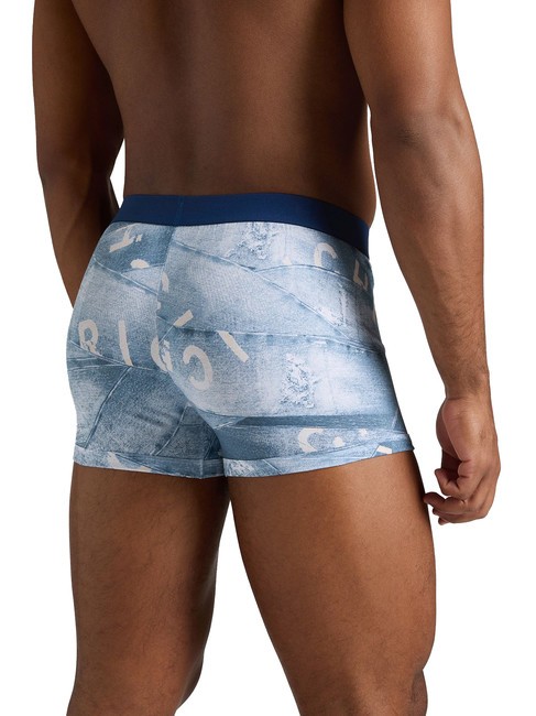 FOZ 3 Boxer Trunks wh/albastru/d. - Slip pentru bărbați