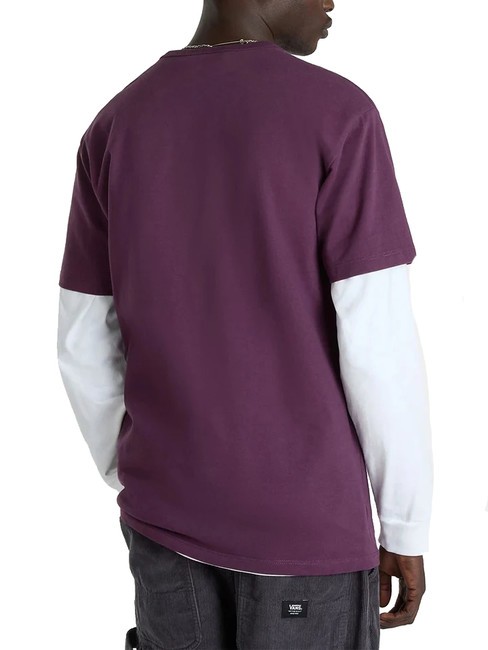 OFF THE WALL II DROP Tricou din bumbac cu maneca scurta vin de mure - tricou