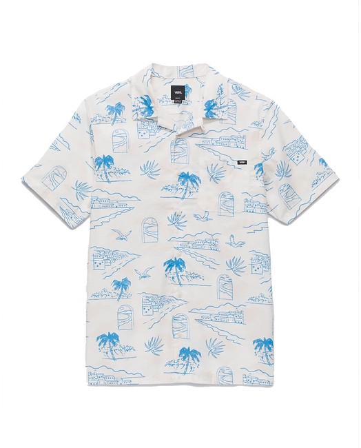 DAVISTA Cămașă din bumbac cu m&acirc;neci scurte Bezea - Cămăși pentru bărbați