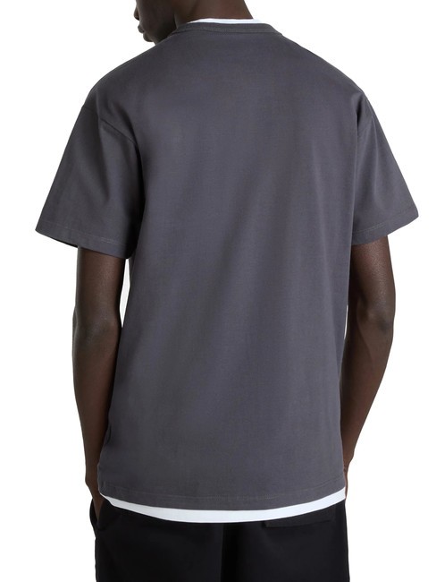 OFF THE WALL II POCKET Tricou din bumbac cu buzunar asfalt - tricou