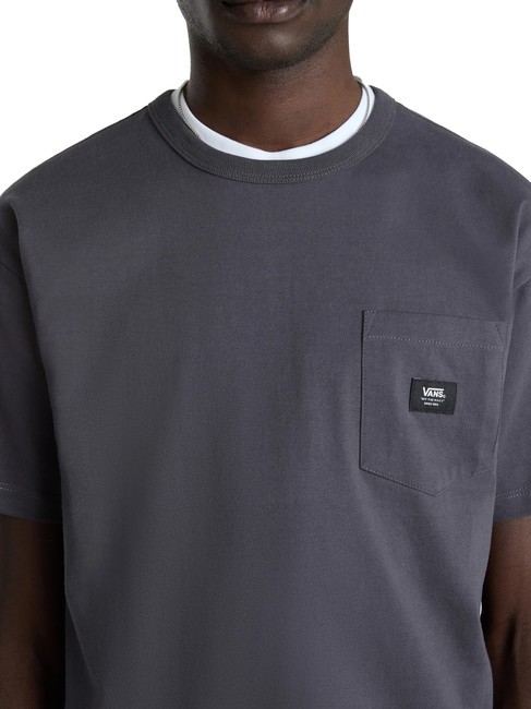 OFF THE WALL II POCKET Tricou din bumbac cu buzunar asfalt - tricou