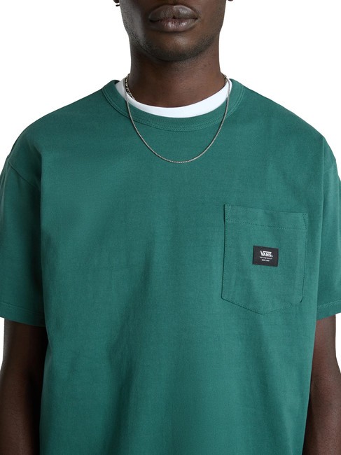 OFF THE WALL II POCKET Tricou din bumbac cu buzunar bistro verde - tricou