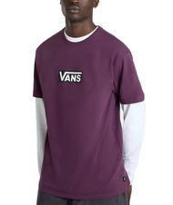 VANS OFF THE WALL II DROP Tricou din bumbac cu maneca scurta vin de mure - tricou - 3