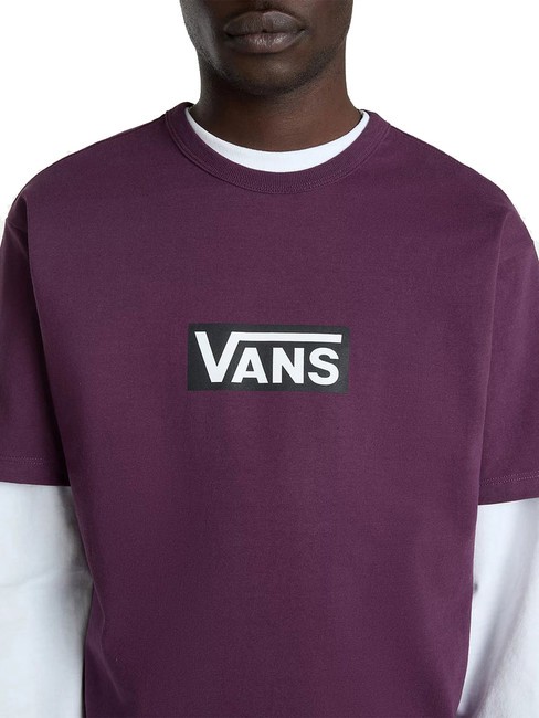 OFF THE WALL II DROP Tricou din bumbac cu maneca scurta vin de mure - tricou