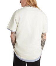 VANS OFF THE WALL II POCKET Tricou din bumbac cu buzunar alb antic - tricou - 2