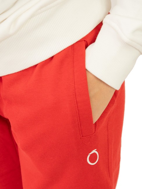 STRAUB KIDS Trening hanorac și pantaloni alb murdar/rosu - Treninguri pentru copii