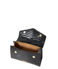 LOVE MOSCHINO SHINY CROCO Geanta de mana, cu bareta de umar negru - Genți femei - 4