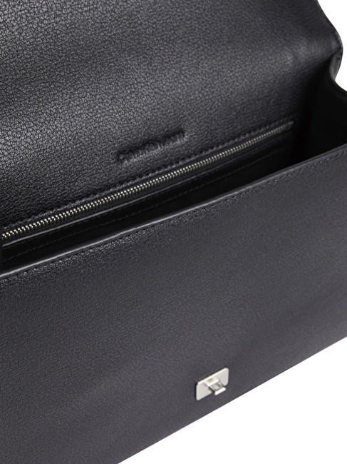 CK JEANS FORGED LOCK M Geanta de umar pvh negru - Genți femei