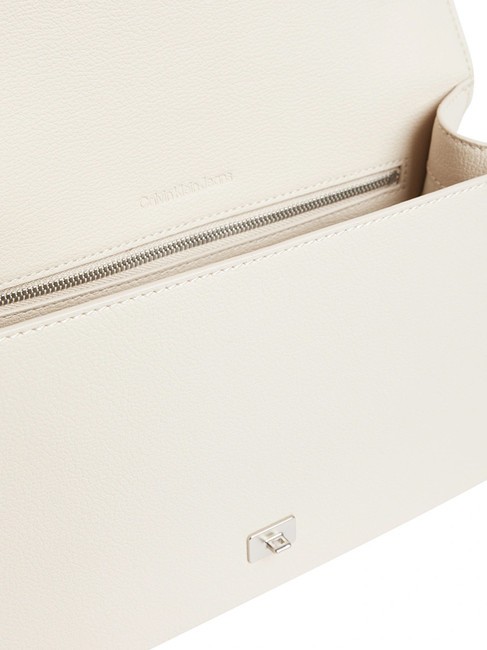 CK JEANS FORGED LOCK M Geanta de umar dimineața cenușie - Genți femei