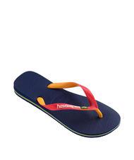 HAVAIANAS BRASIL MIX Flip-flops BRASIL MIX bleumarin/roșu rubin - Pantofi unisex - 3